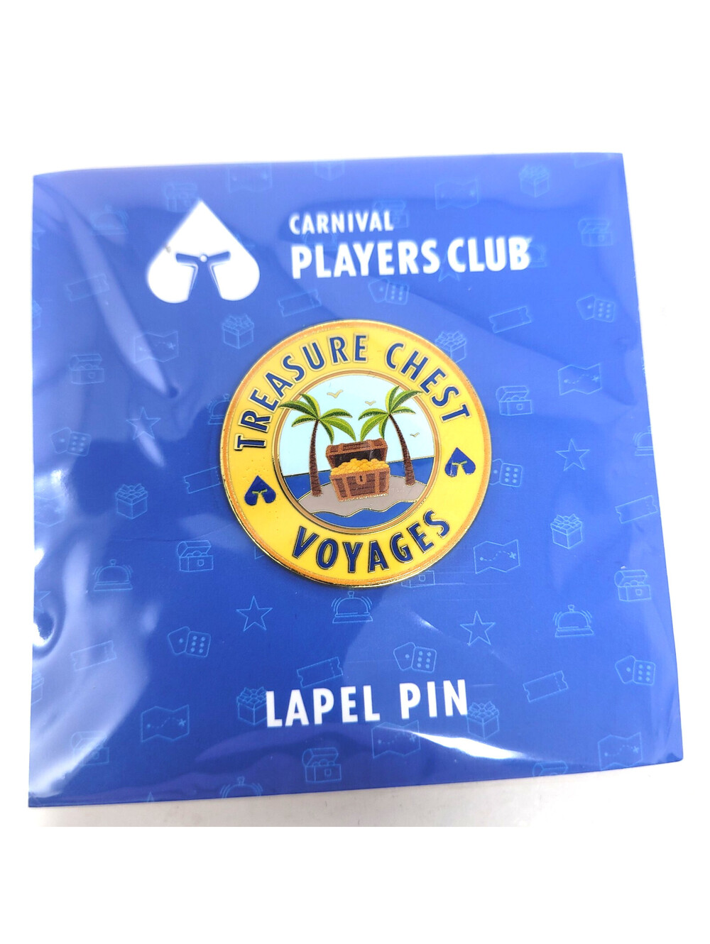 Carnival Cruise Lines Carnival Players Club Ultra Cruises Golden Lapel Pin -/ 4G